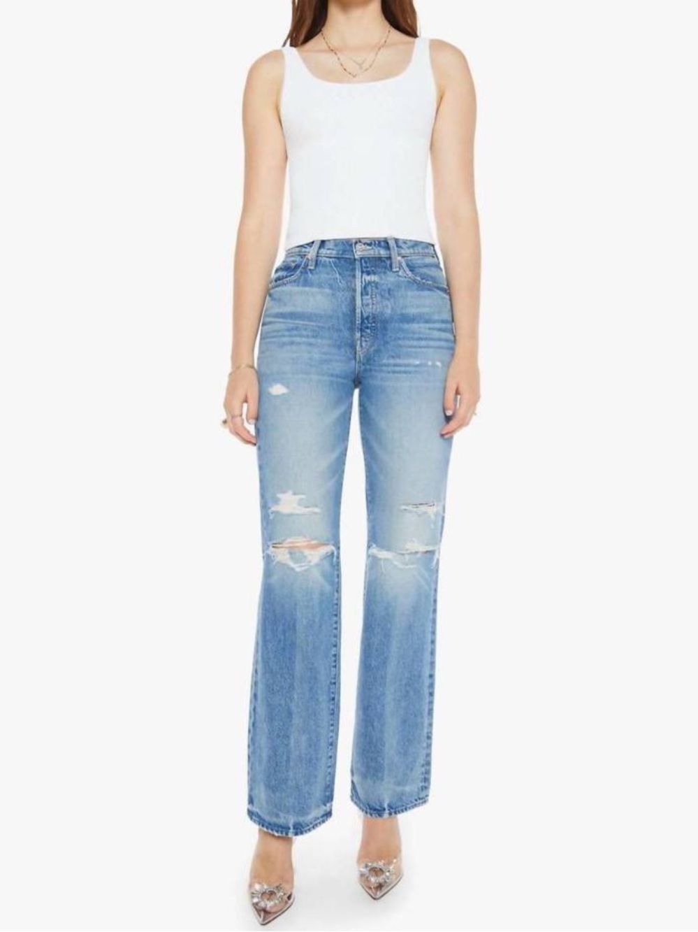 MOTHER The Rambler Sneak TCB Jeans